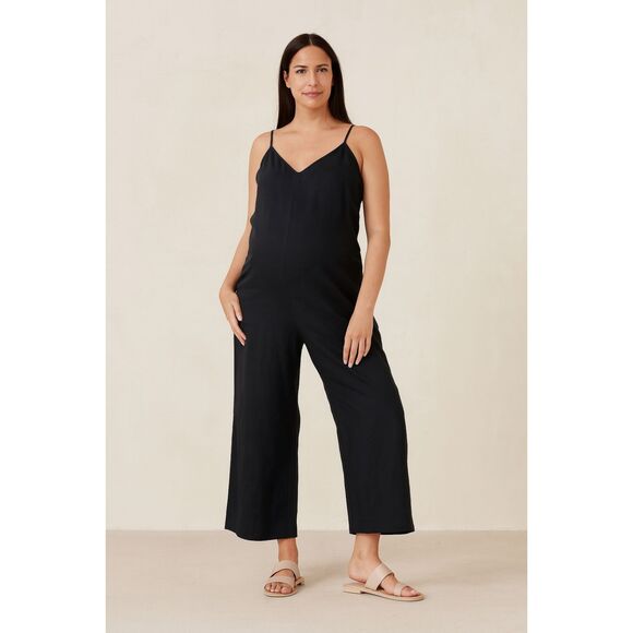 HATCH Maternity Black Rayon Jumpsuit   Women's Size 3 - Picture 1 of 11